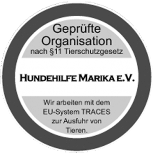 Siegel: Geprüfte Organisation nach §11 Tierschutzgesetz
