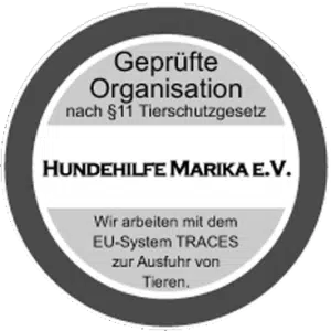 Siegel: Geprüfte Organisation nach §11 Tierschutzgesetz