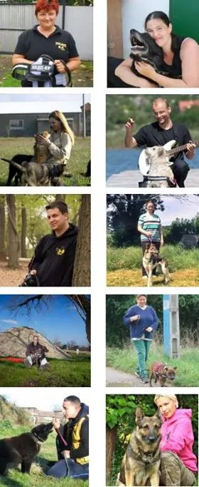 Das Team im Hundewaisenhaus